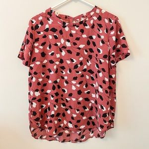 💖 LOFT (M) | Chiffon Mauve Blouse, Perfect Fall Layering Top!